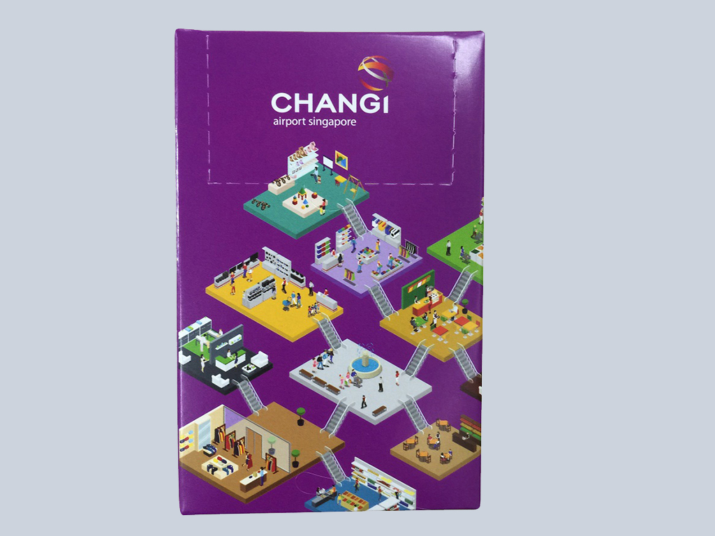 Changi Airport Tissue pack printing Singapore