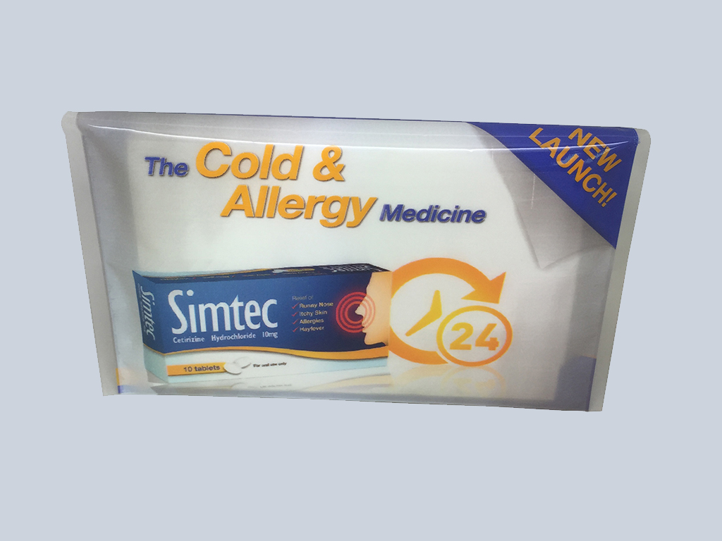 The cold & allergy medicine customised tissue Singapore