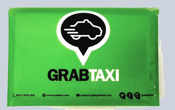 Grab Taxi Tissue advertising singapore